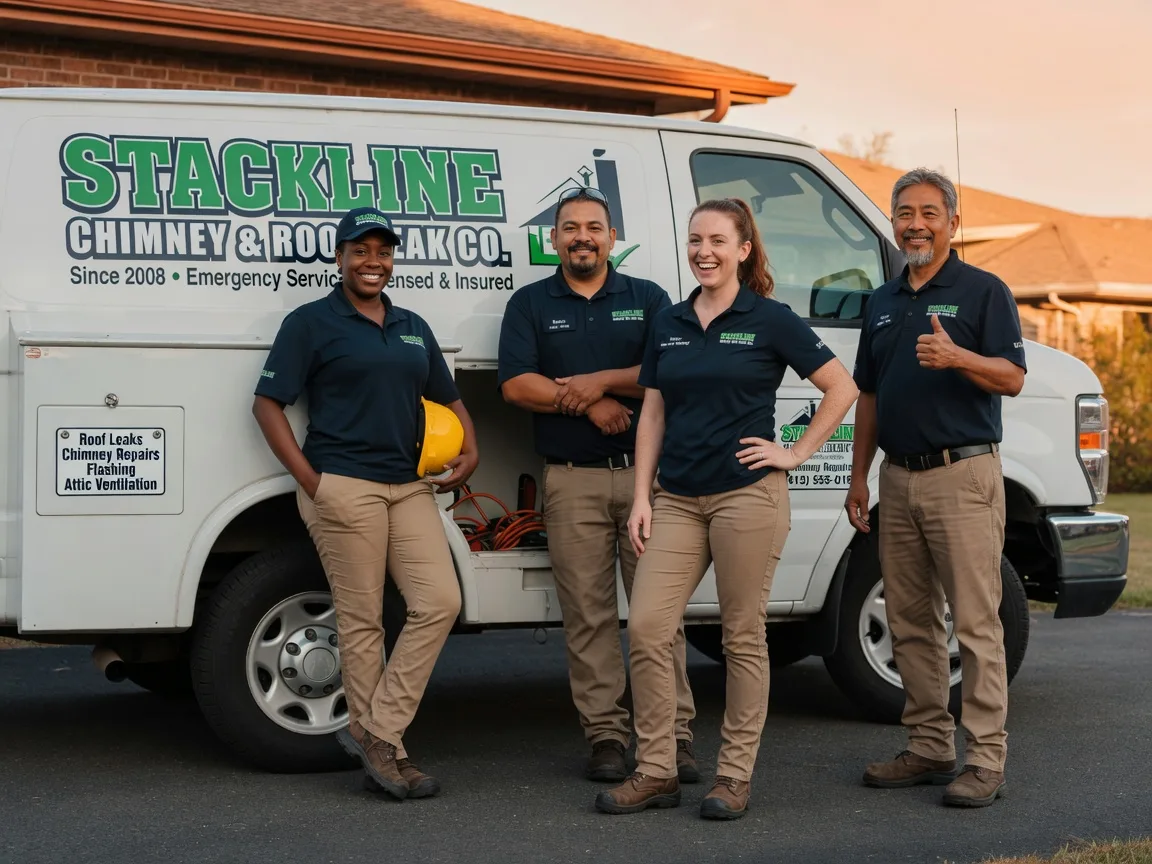 Chimney flashing repair company in Gilbert, IA